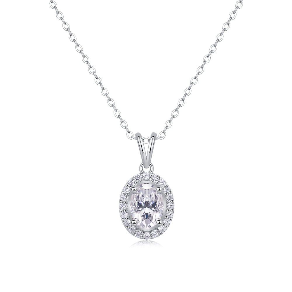 Infinite S925 Silver Moissanite Necklace