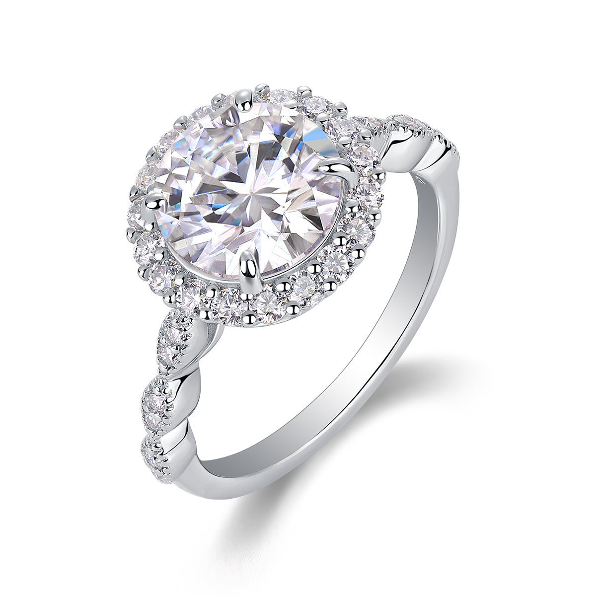 Starlight Shining S925 Silver Moissanite Ring
